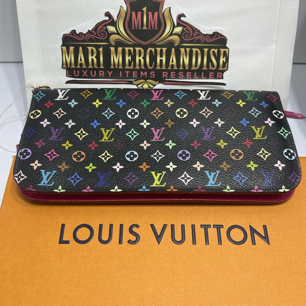 Louis Vuitton Insolite in Murakami( black Multicolor) with initial,box,dust bag - Picture 4 of 13